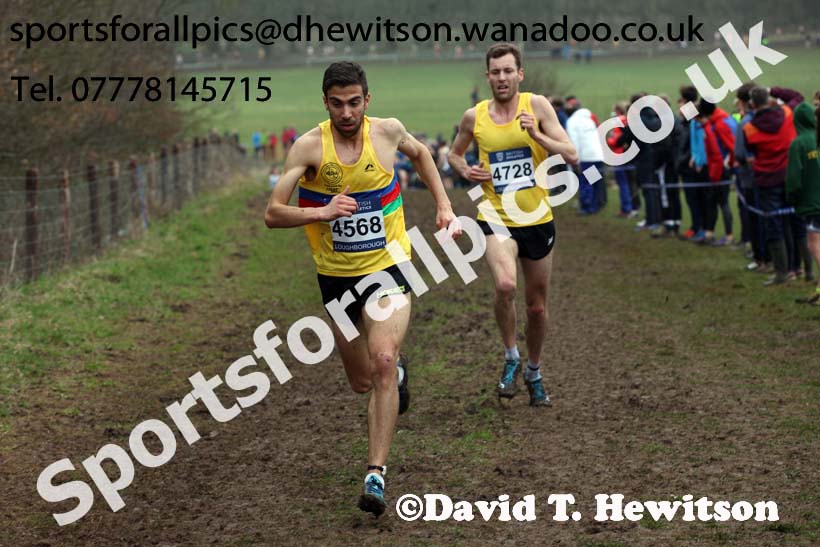 Senior mens Inter Counties Cross Country, Prestwold Hall, Loughborough. Photo: David T. Hewitson/Sports for All Pics